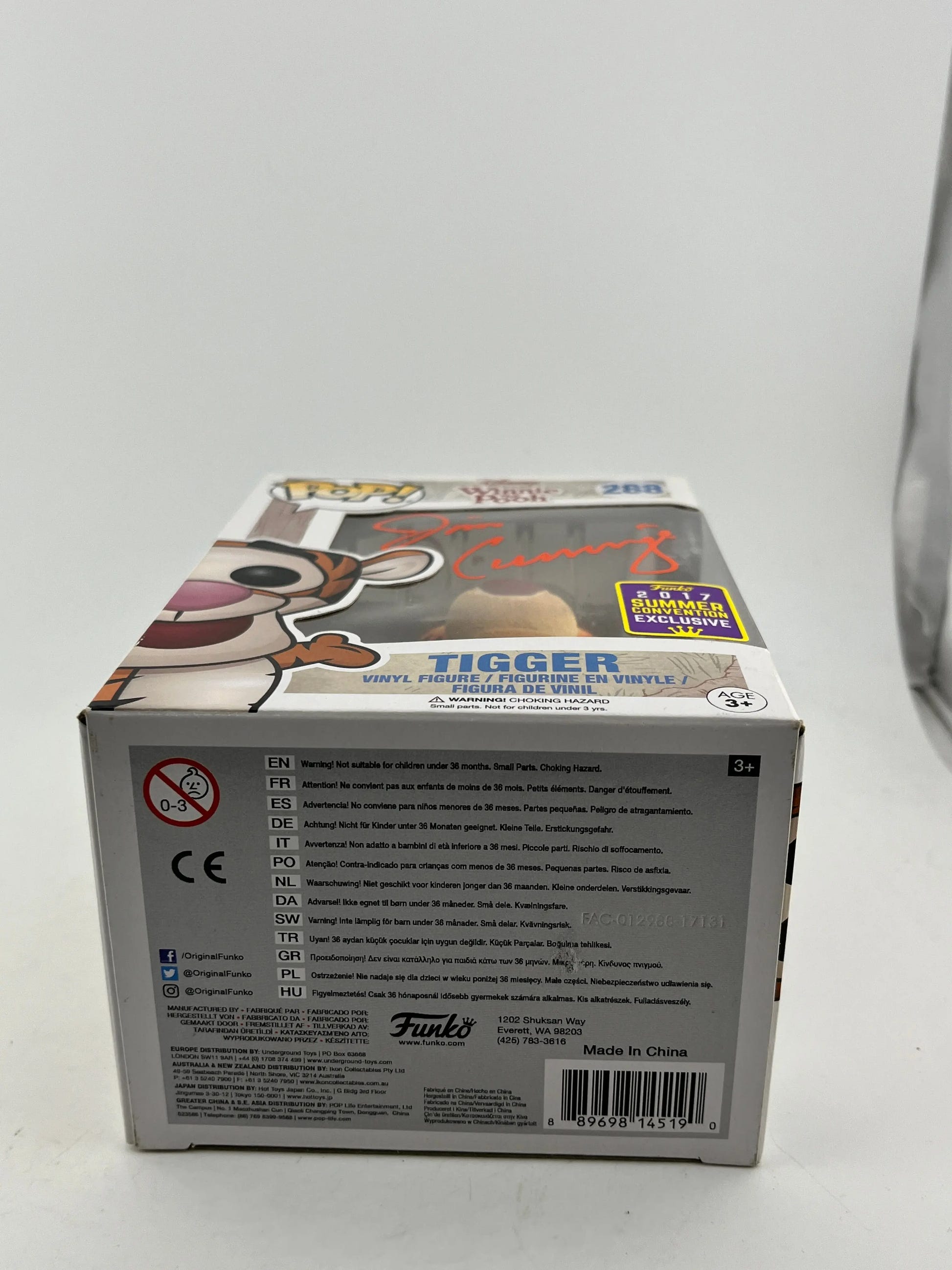 Funko POP! Disney Winnie The Pooh - Tigger #288 Signed By Jim Cummings, photo 6 image 6