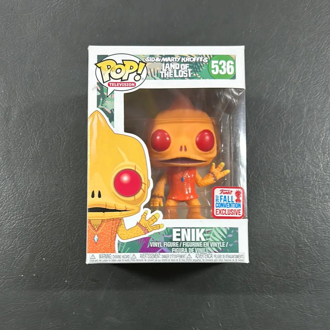 Funko Pop! Television #536 Land Of The Lost Enik - 2017 Fall Convention FRENLY BRICKS - Open 7 Days