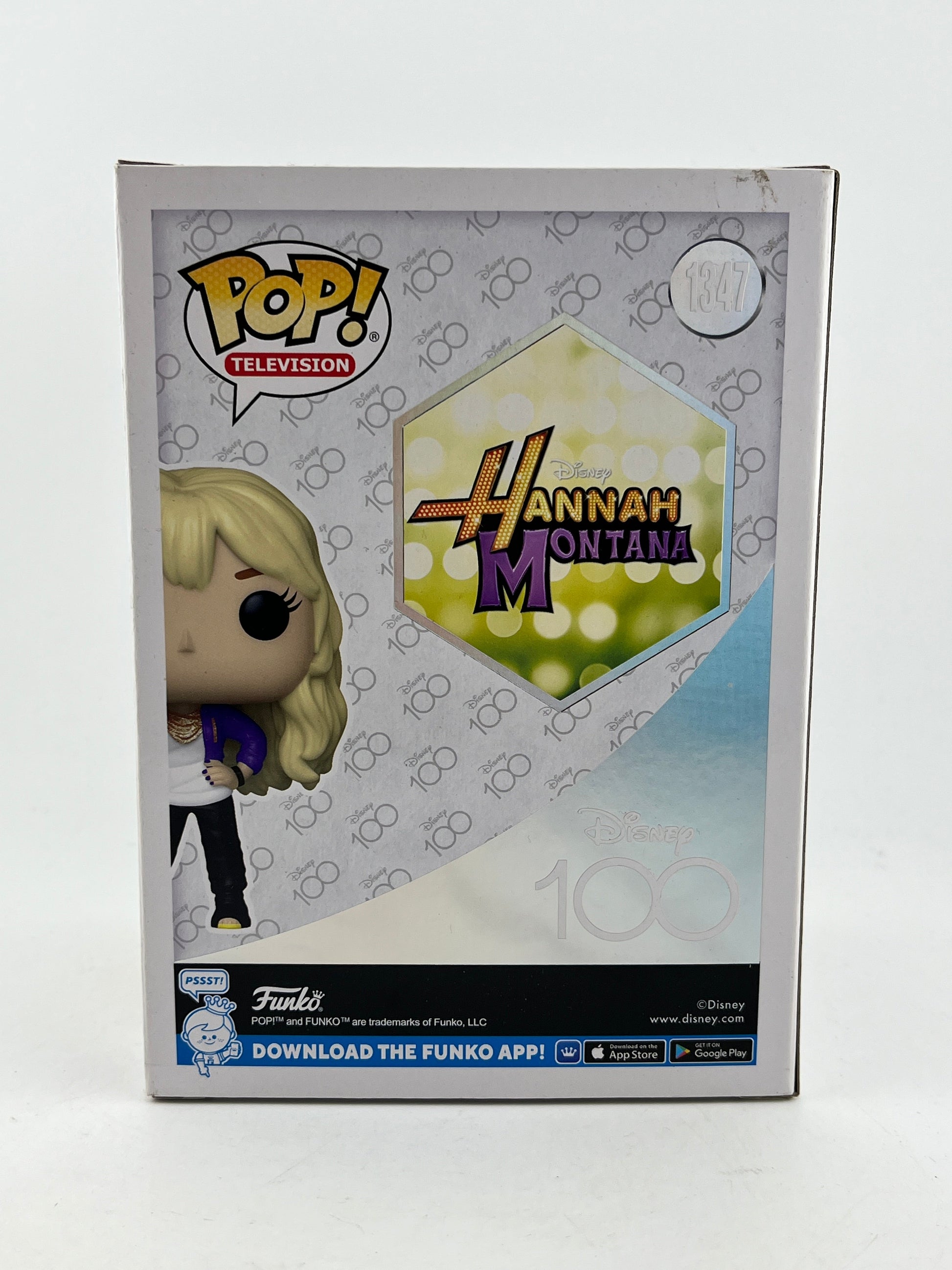 Funko POP! Television Disney 100 - Hannah Montana #1347 - Vinyl Collectable FRENLY BRICKS - Open 7 Days