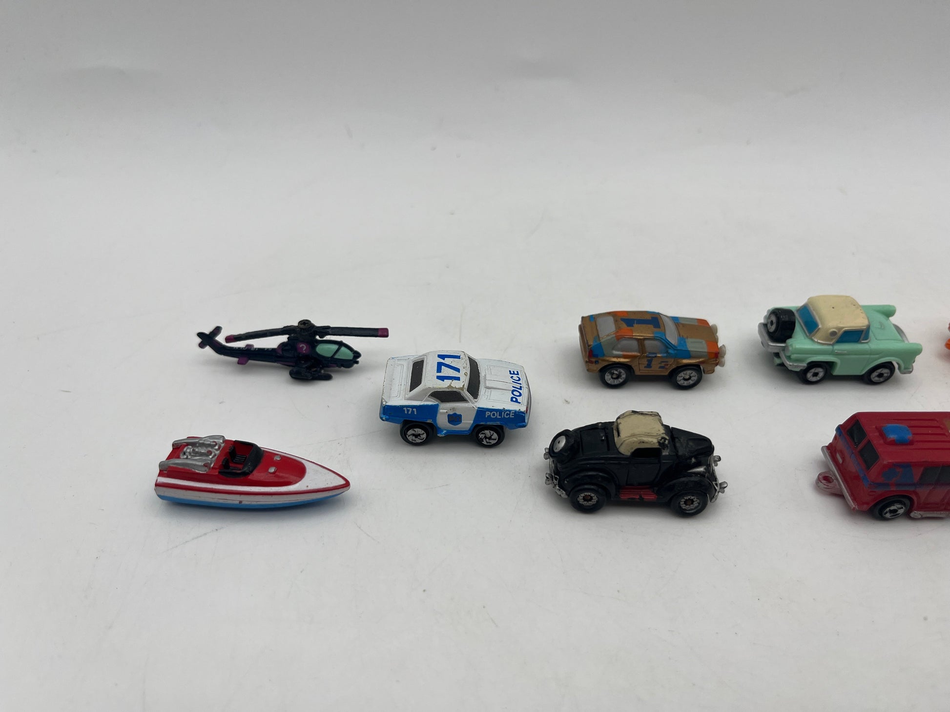 Vintage 1986 Micro Machines Galoob Mini Vehicle Lot of 11 FRENLY BRICKS - Open 7 Days