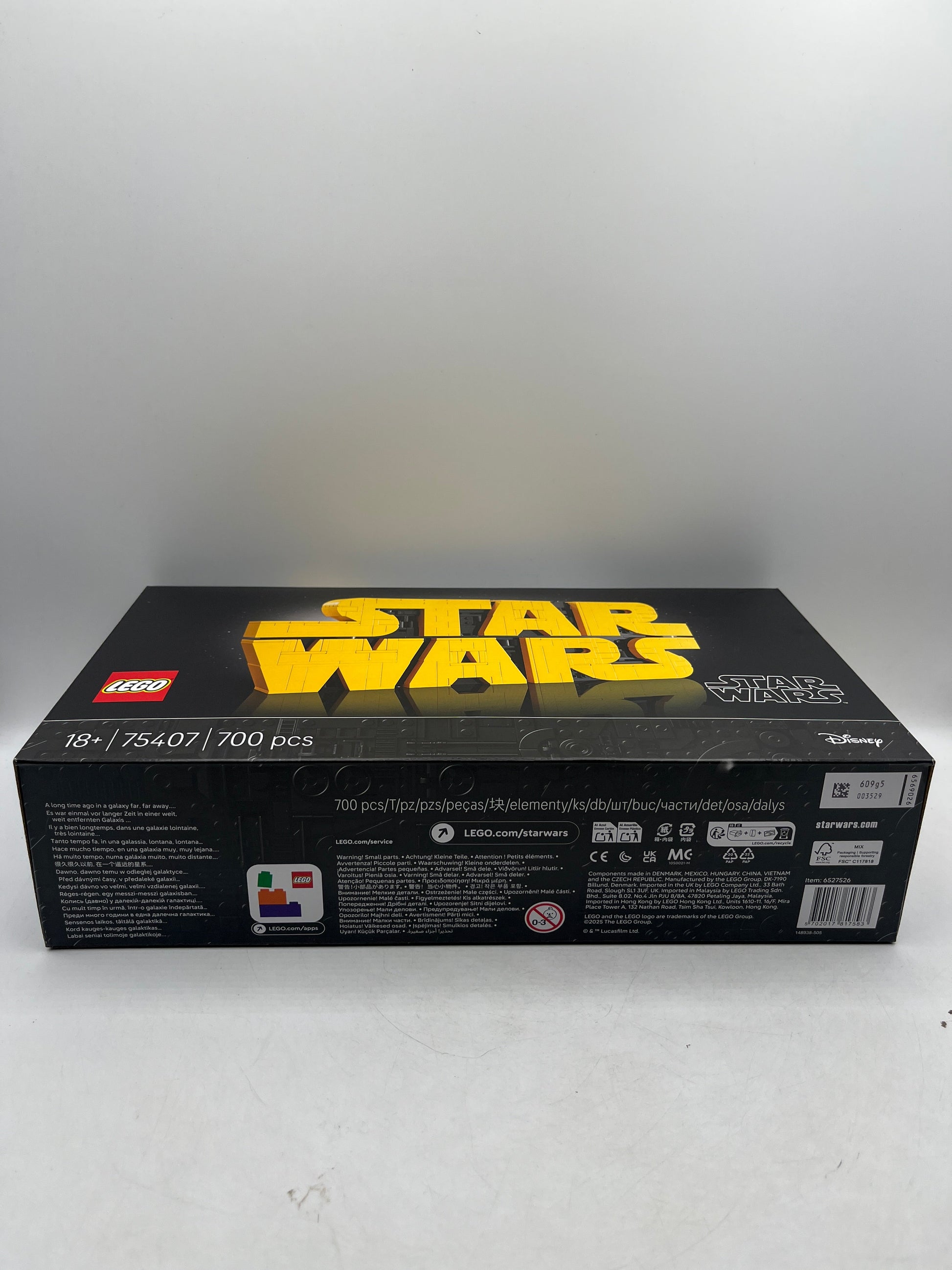 LEGO Star Wars: Brick-Built Star Wars™ Logo (75407) FRENLY BRICKS - Open 7 Days
