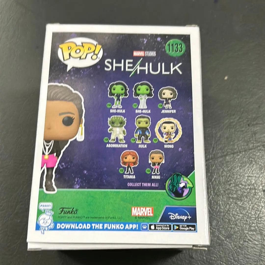 She-Hulk Nikki Pop! Vinyl Figure #1133 FRENLY BRICKS - Open 7 Days