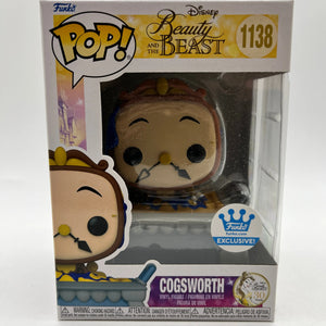 Funko POP! Disney Beauty and the Beast Cogsworth #1138 - 30th Anniversary Edition FRENLY BRICKS - Open 7 Days