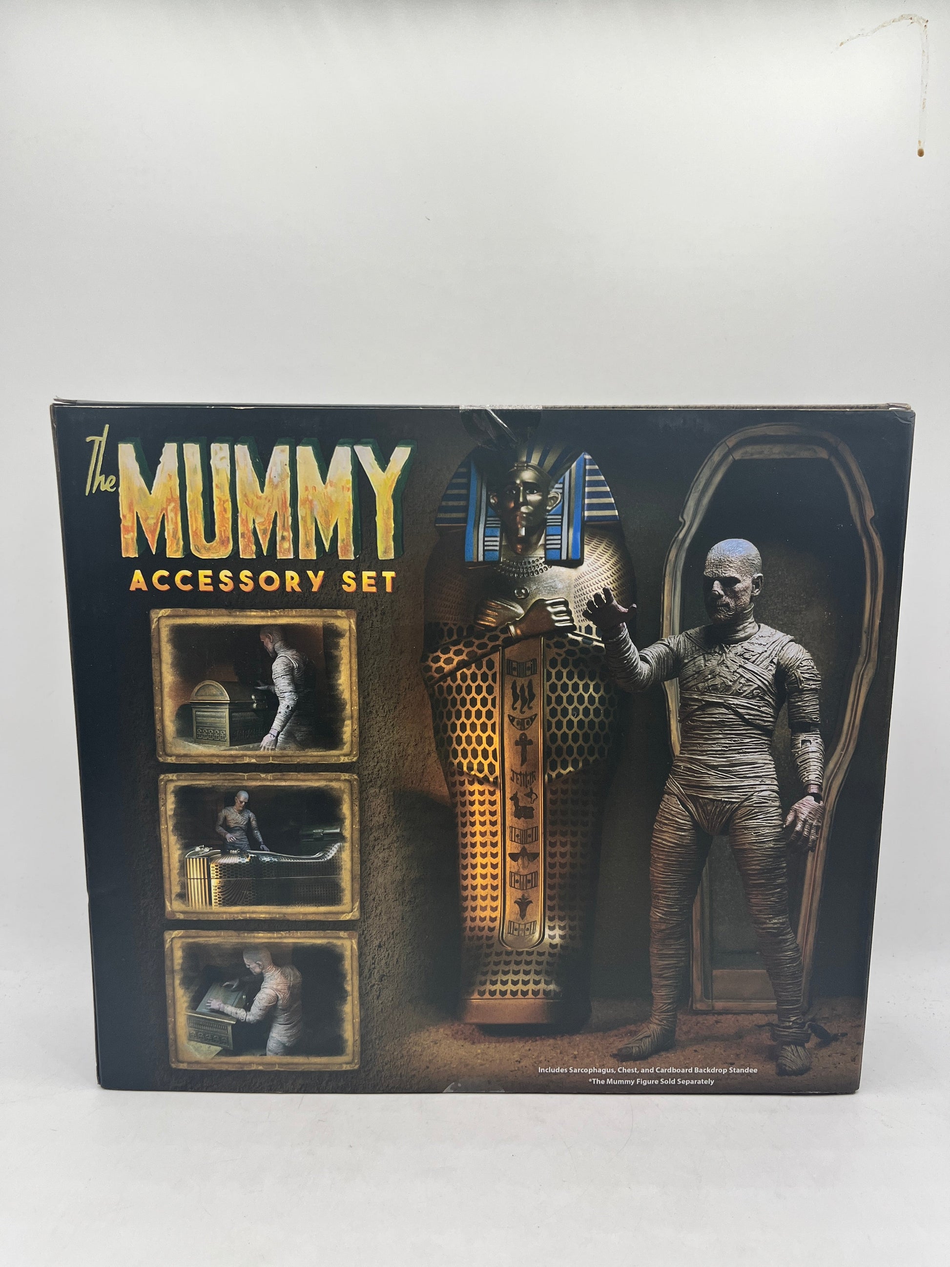 Neca The Mummy Coffin Figure & Chest Universal Monsters Accessory Toy Set - Sealed FRENLY BRICKS - Open 7 Days