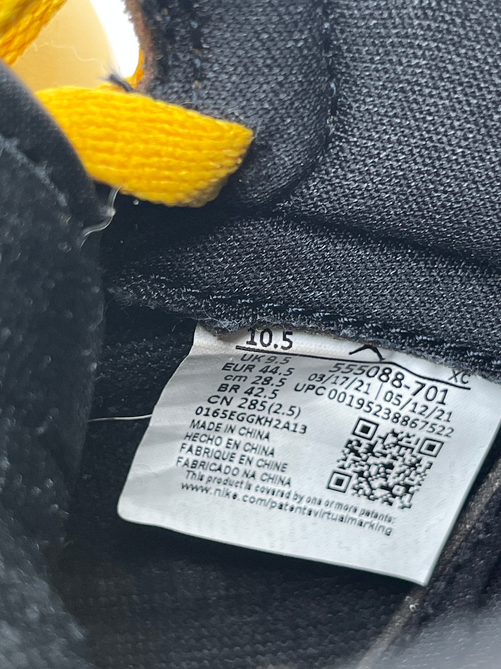 Nike Air Jordan 1 Retro OG High Pollen Size 10.5 555088-701 USED FRENLY BRICKS - Open 7 Days