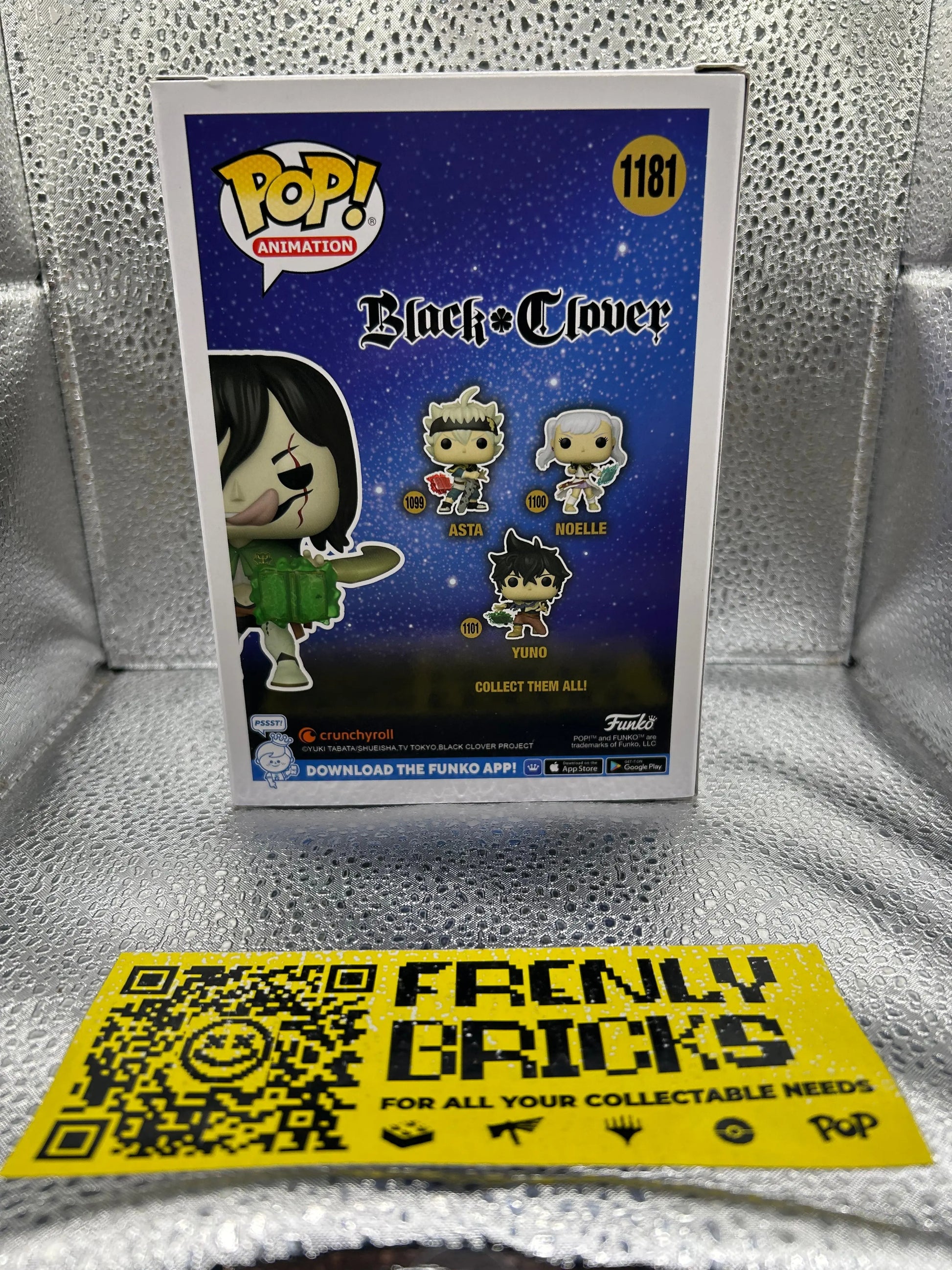 Pop Vinyl #1181 Black Clover Jack FRENLY BRICKS - Open 7 Days