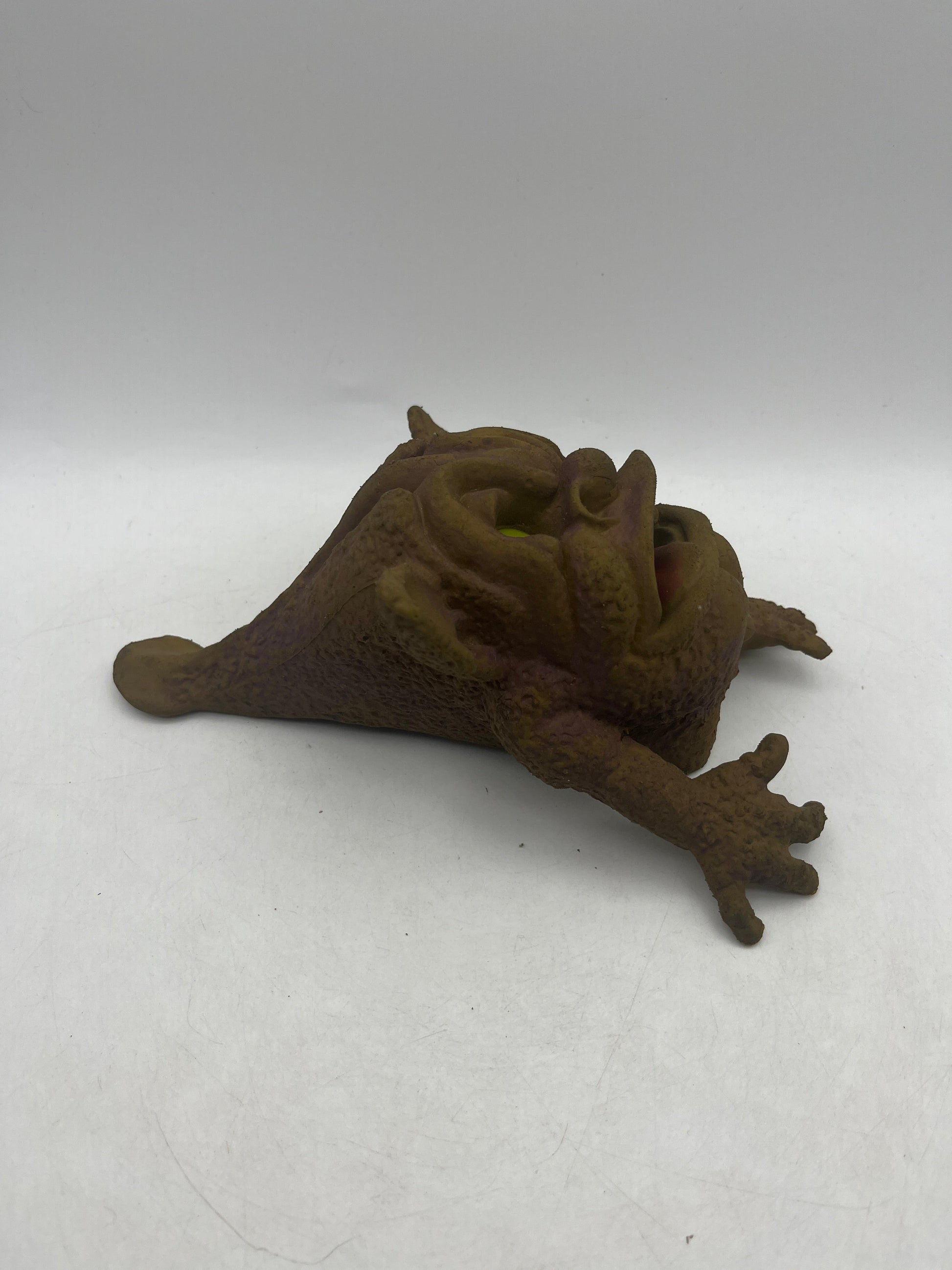 1987 Vintage Mattel Boglins SHLURP Green Rubber Hand Puppet FRENLY BRICKS - Open 7 Days