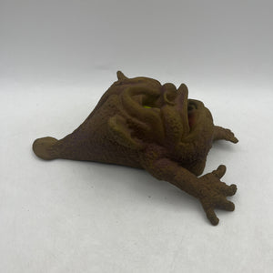 1987 Vintage Mattel Boglins SHLURP Green Rubber Hand Puppet FRENLY BRICKS - Open 7 Days