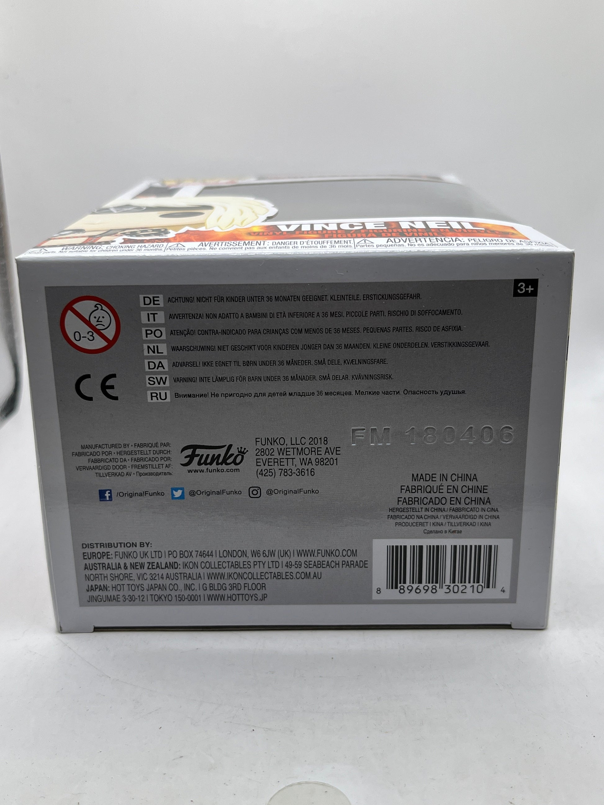 Funko POP! Rocks Motley Crüe - Vince Neil #71 - Vinyl collectable FRENLY BRICKS - Open 7 Days