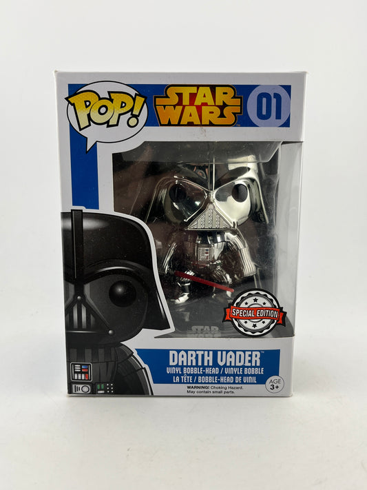 Funko POP! Star Wars - Darth Vader #01 - Special Edition FRENLY BRICKS - Open 7 Days