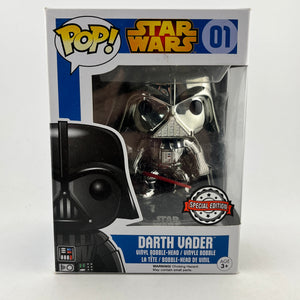 Funko POP! Star Wars - Darth Vader #01 - Special Edition FRENLY BRICKS - Open 7 Days