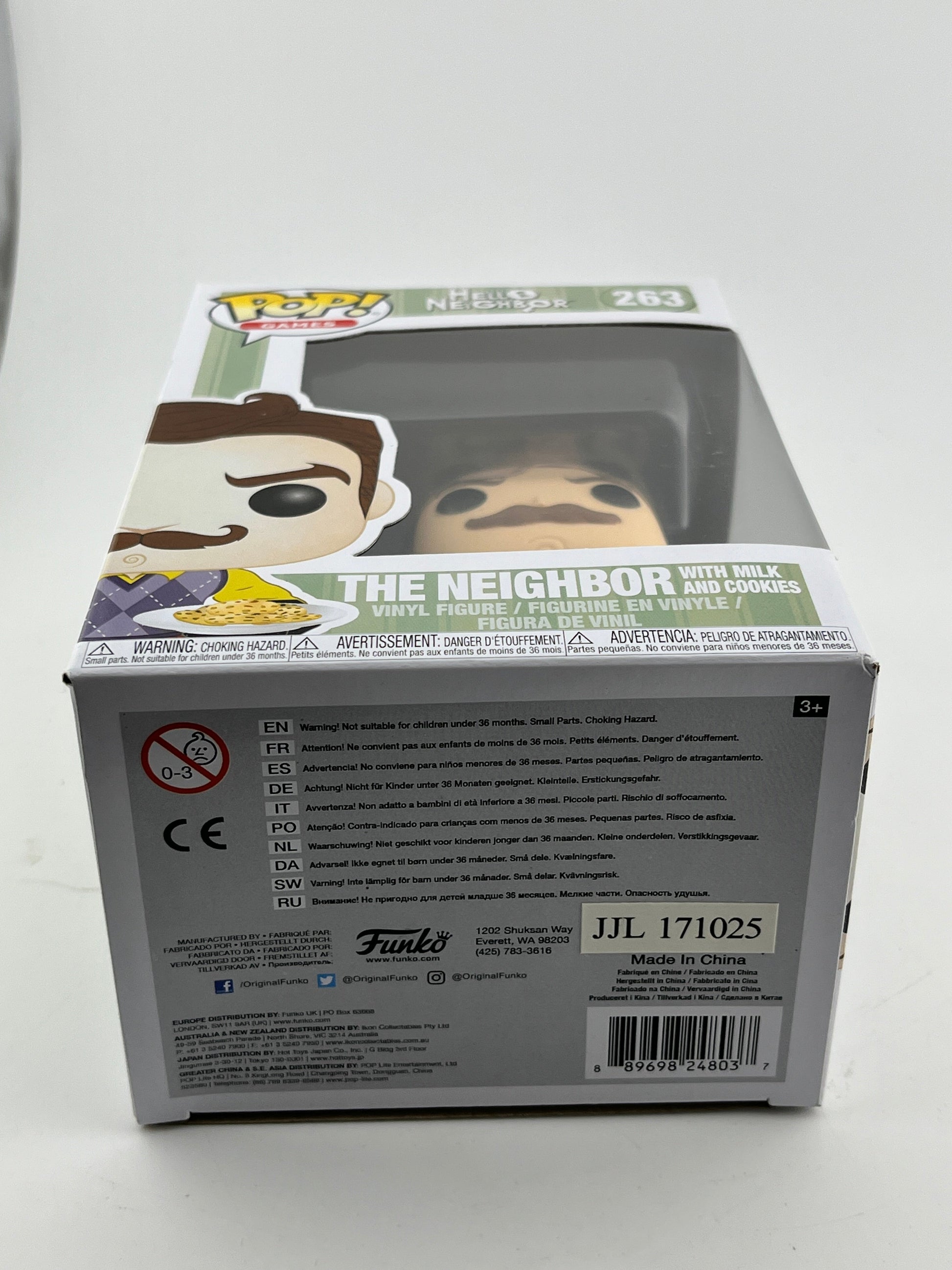 Funko POP! Games Hello Neighbor - The Neighbor With Milk And Cookies #263 - Vinyl Collectable FRENLY BRICKS - Open 7 Days