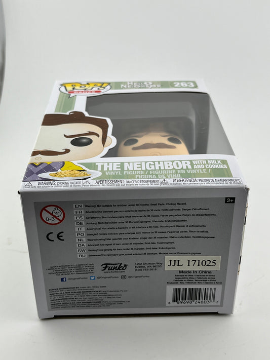 Funko POP! Games Hello Neighbor - The Neighbor With Milk And Cookies #263 - Vinyl Collectable FRENLY BRICKS - Open 7 Days