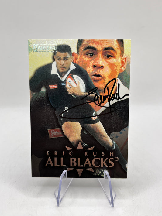 Eric Rush Autographed - All Blacks 1997 - 1Neda FRENLY BRICKS - Open 7 Days
