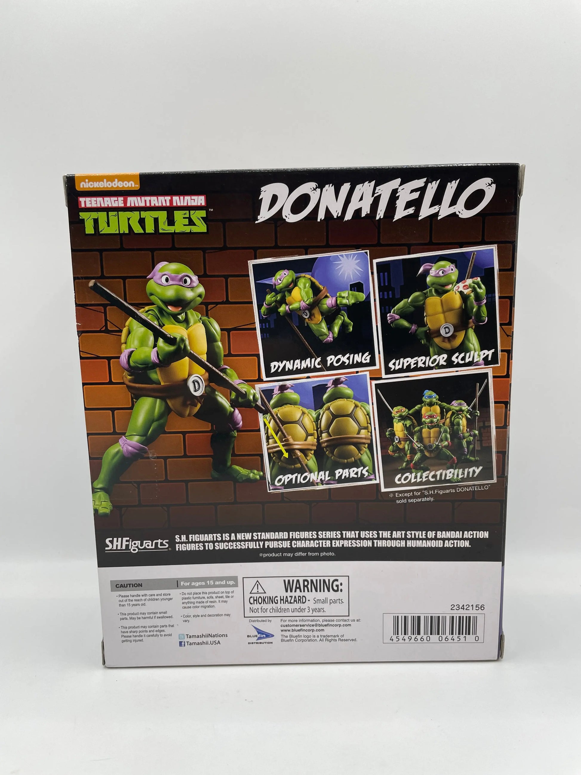 Action Figure Teenage Mutant Ninja Turtles Donatello S.H.Figuarts /Bandai FRENLY BRICKS - Open 7 Days