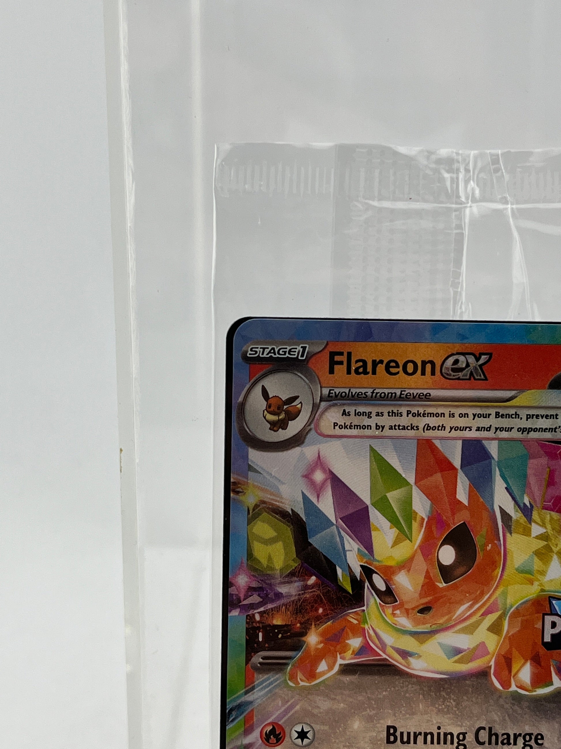 Pokémon Flareon EX 014/131 - Prismatic Evolution Scarlet & Violet FRENLY BRICKS - Open 7 Days