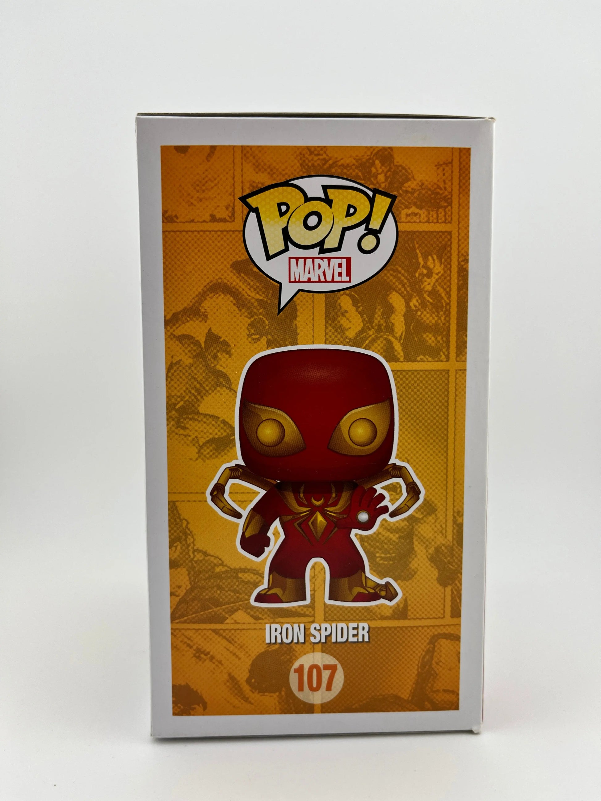 Funko POP! Marvel Spider-Man - Iron Spider #107 - Vinyl Collectable FRENLY BRICKS - Open 7 Days