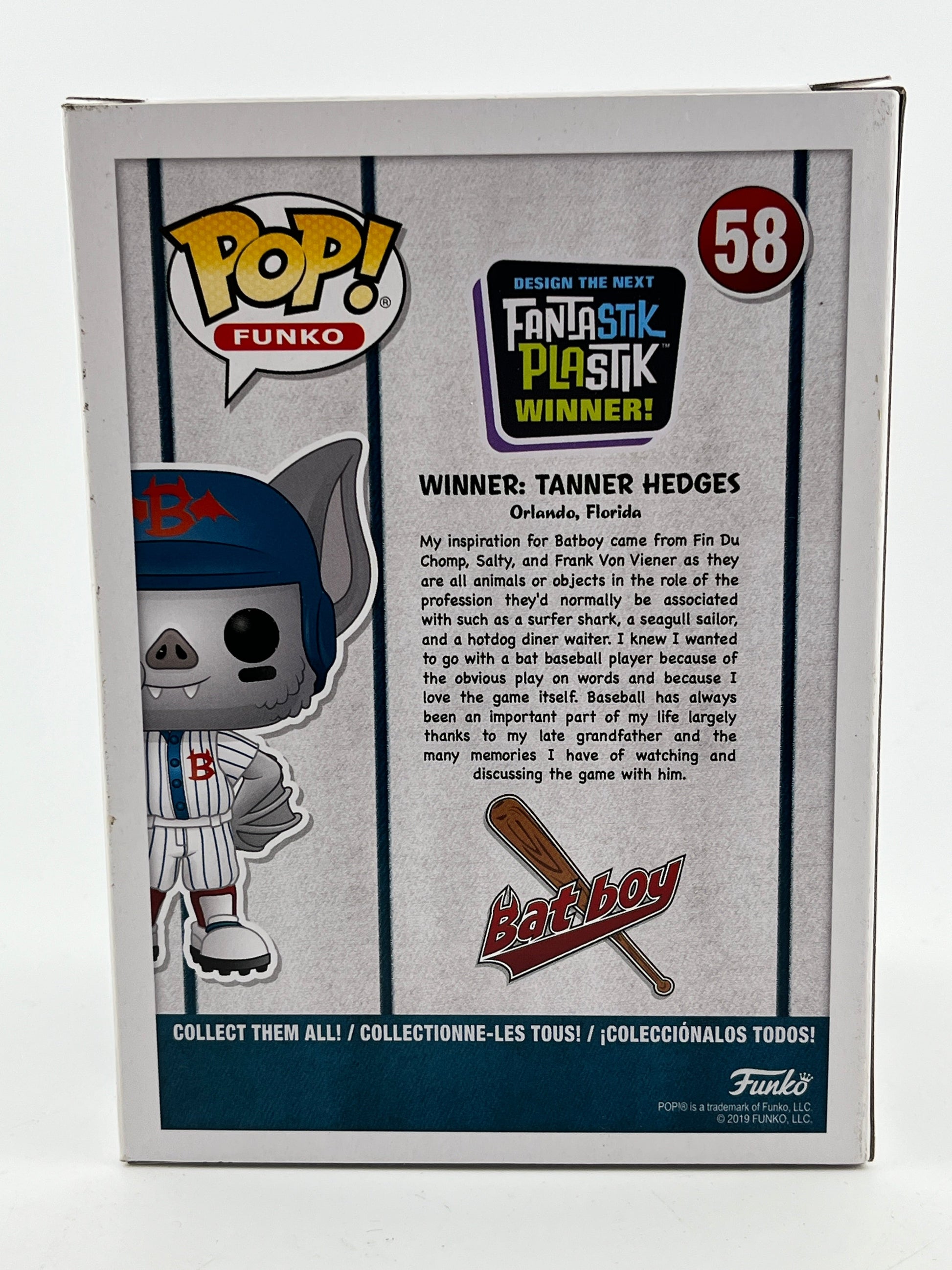 Funko POP! Funko - Bag Boy #58 - Fantastik Plastik Winner - PopCultcha Exclusive FRENLY BRICKS - Open 7 Days