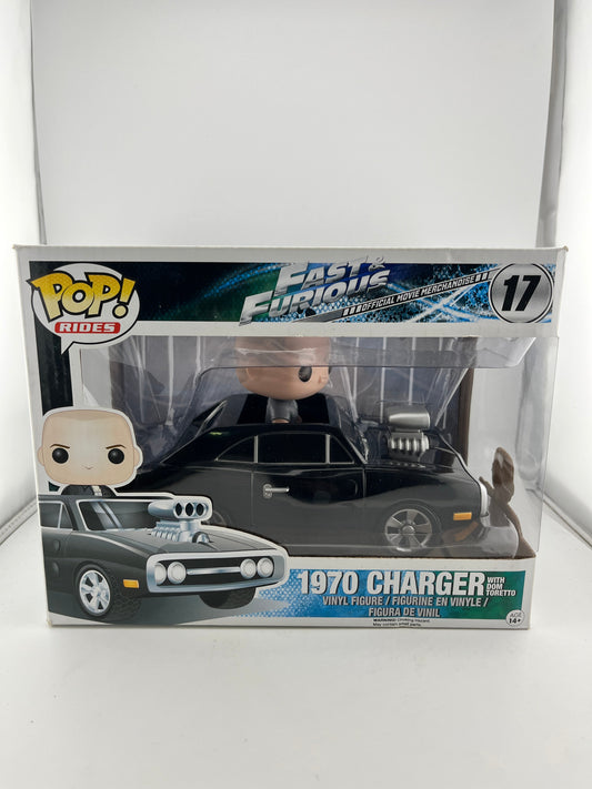 Funko POP! Rides Fast & Furious - 1970 Charger With Rom Toretto #17 FRENLY BRICKS - Open 7 Days