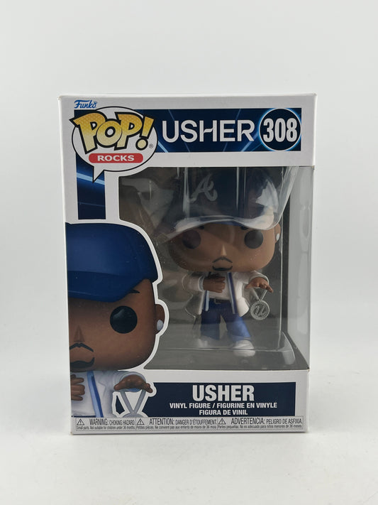 Funko POP! Rocks Usher - #308 - Vinyl Collectable FRENLY BRICKS - Open 7 Days