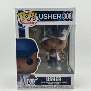 Funko POP! Rocks Usher - #308 - Vinyl Collectable FRENLY BRICKS - Open 7 Days