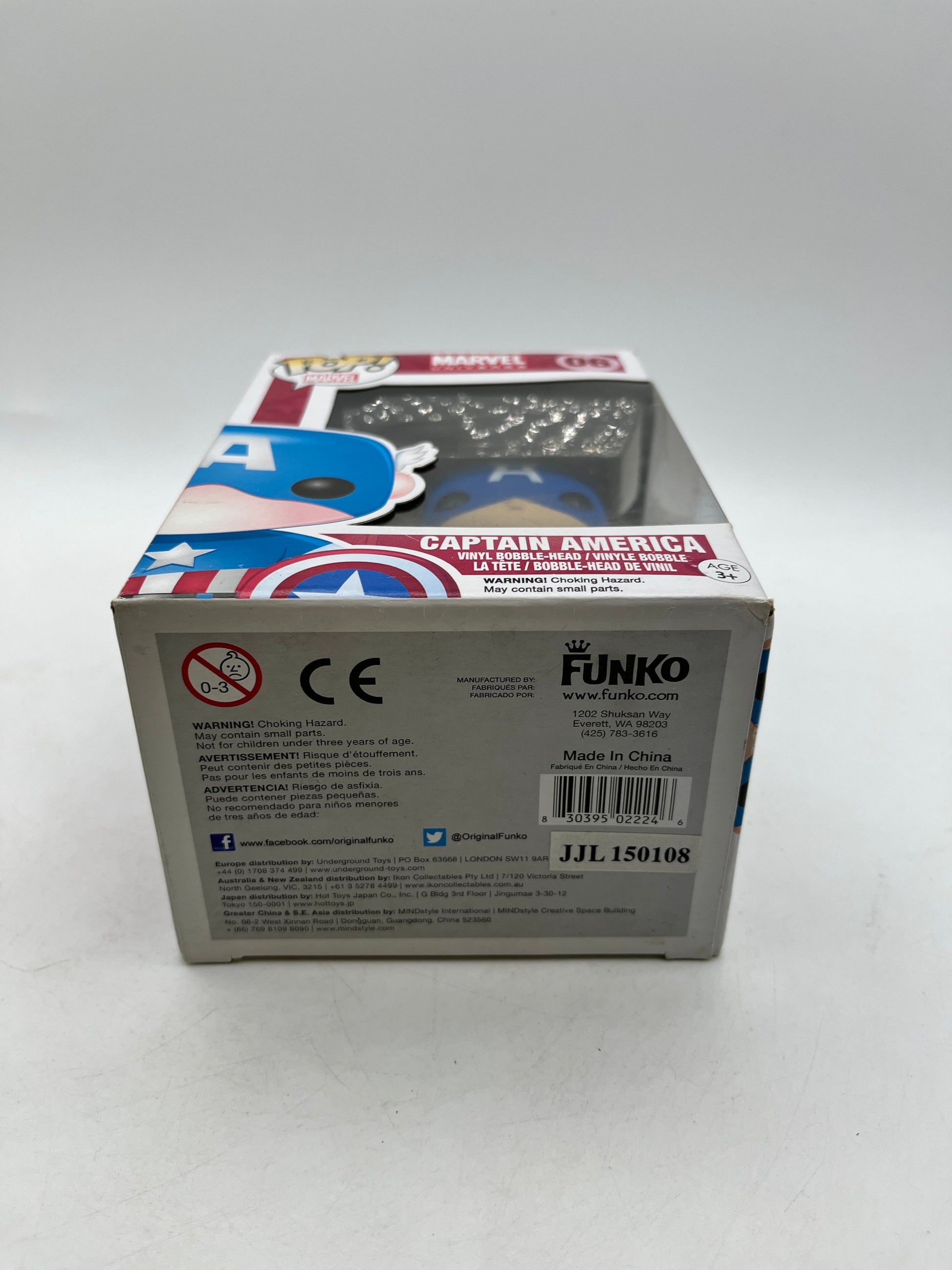 Funko POP! Marvel - Captain America #06 - Vinyl Collectable FRENLY BRICKS - Open 7 Days