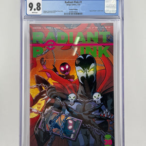Radiant Pink #1 Spawn - Month Variant Emma Kubert - CGC Grade 9.8 FRENLY BRICKS - Open 7 Days