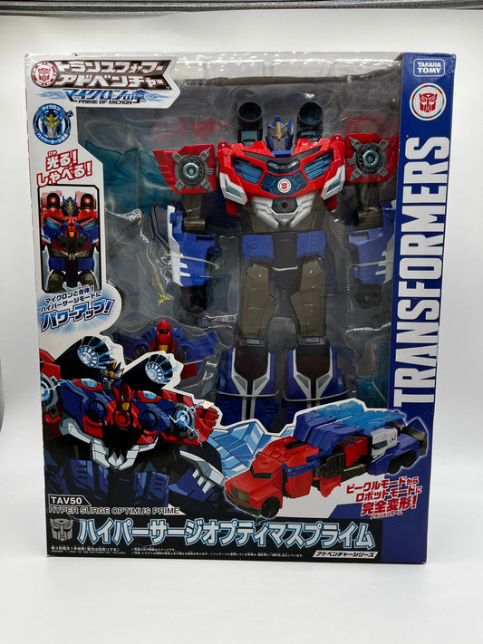 Transformers Adventure TAV50 Hyper Surge Optimus Prime Takara Tomy FRENLY BRICKS - Open 7 Days