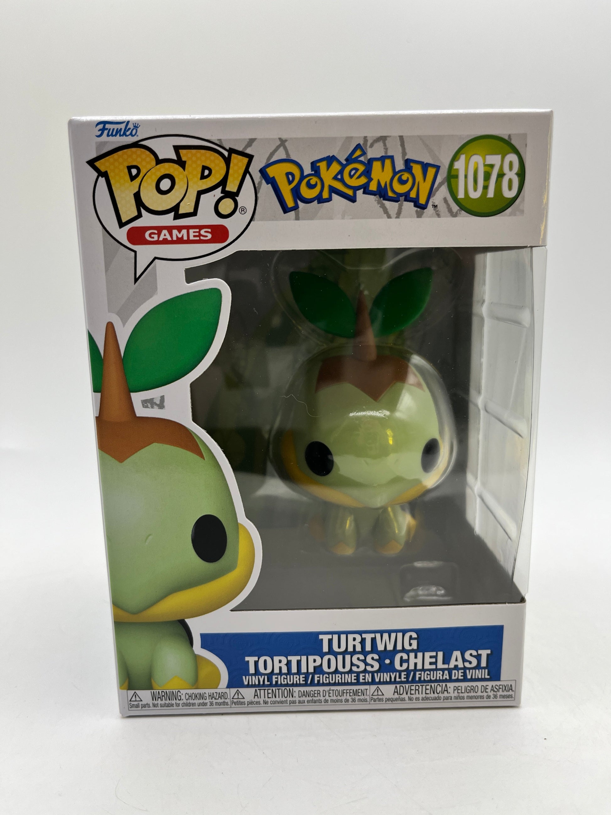 Funko POP! Games Pokémon - Turtwig #1078 - Vinyl Collectable FRENLY BRICKS - Open 7 Days