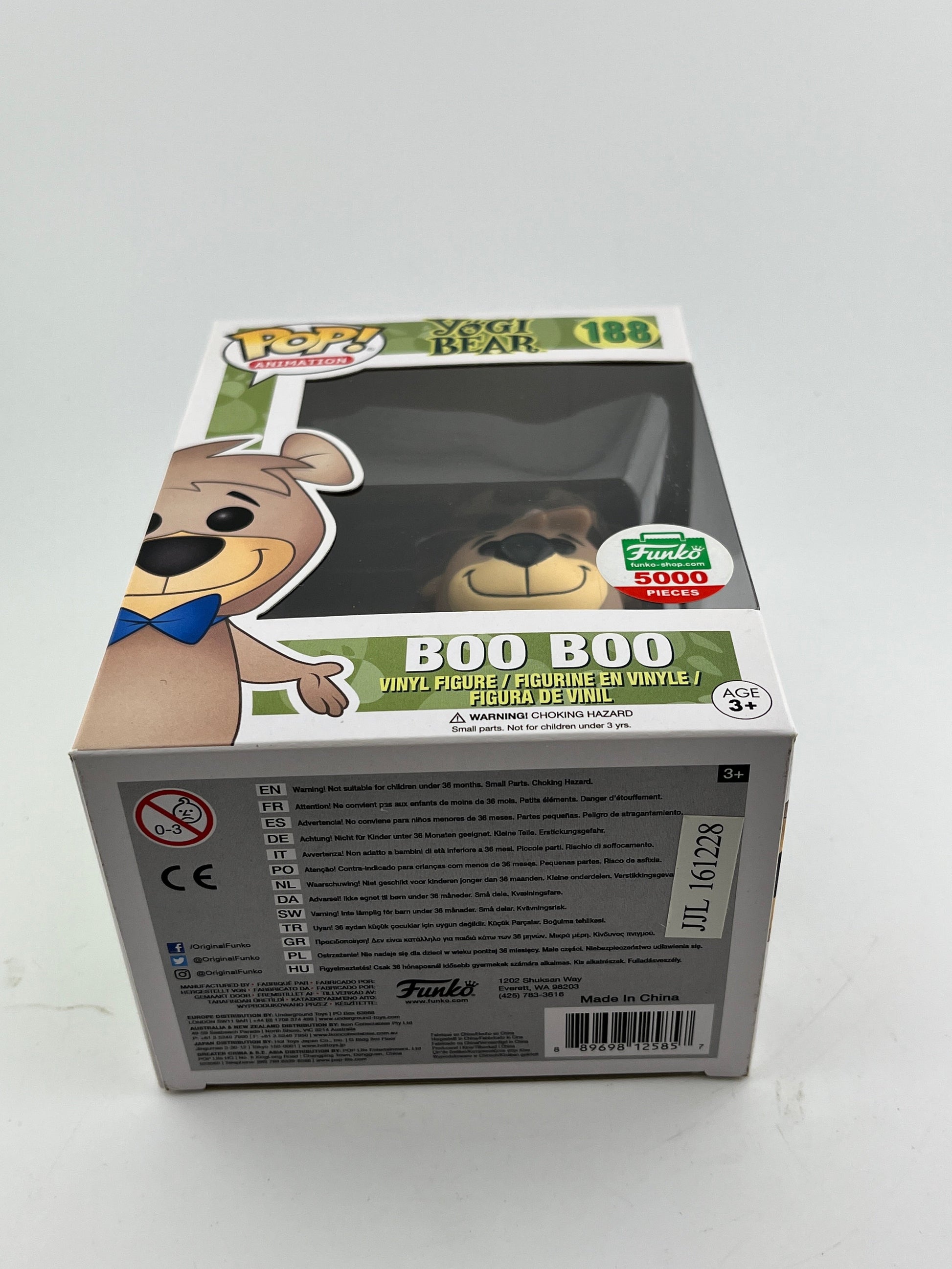 Funko POP! Animation Yogi Bear - Boo Boo #188 - Funko 5000 Pieces FRENLY BRICKS - Open 7 Days