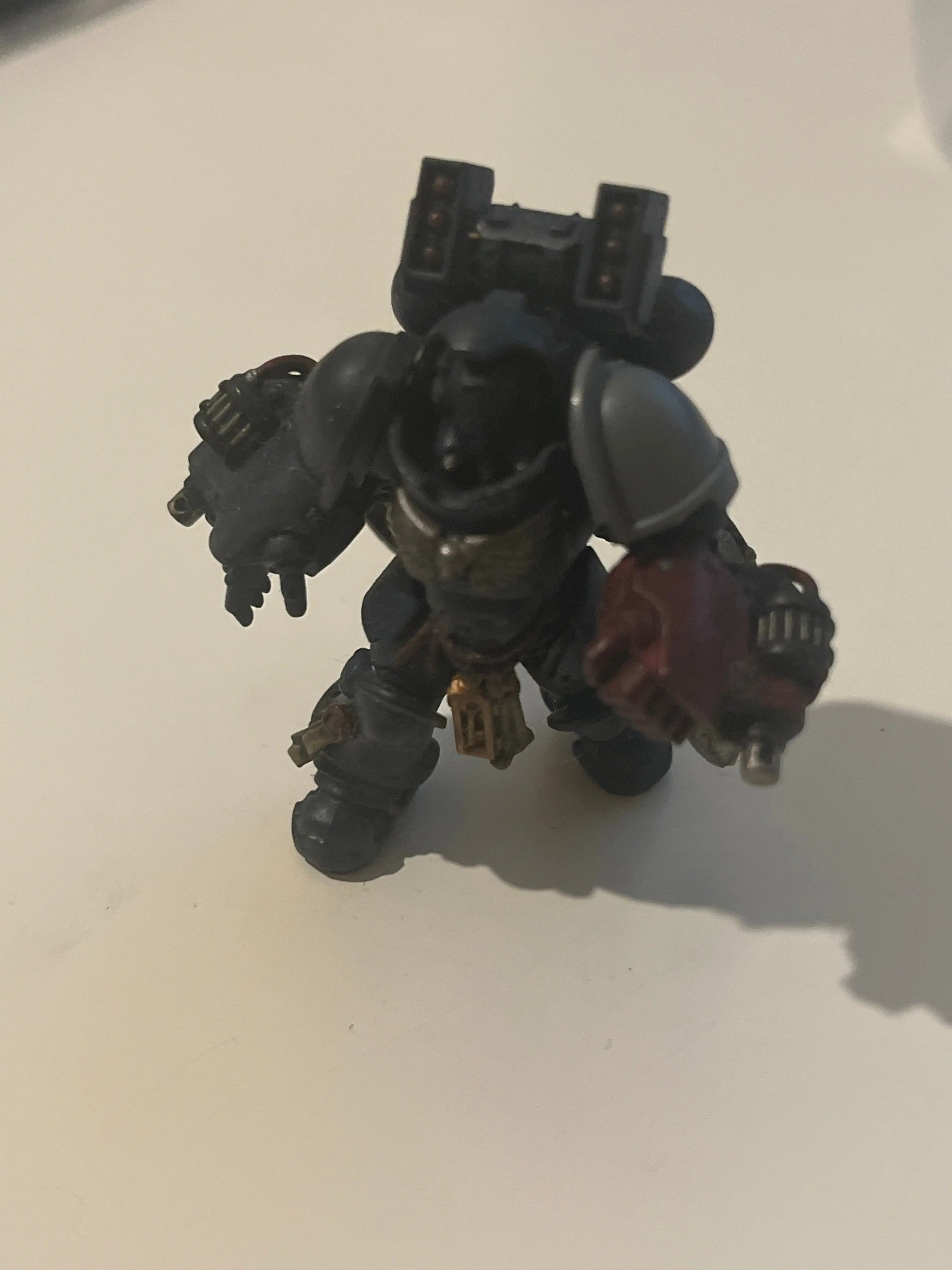 Space Marine Primaris Aggressors Crimson Fist (90% Painted, No Base) #1 FRENLY BRICKS - Open 7 Days