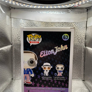 Funko Pop! Rocks Elton John Red, White, Blue #63 Vaulted Vinyl Figure FRENLY BRICKS - Open 7 Days