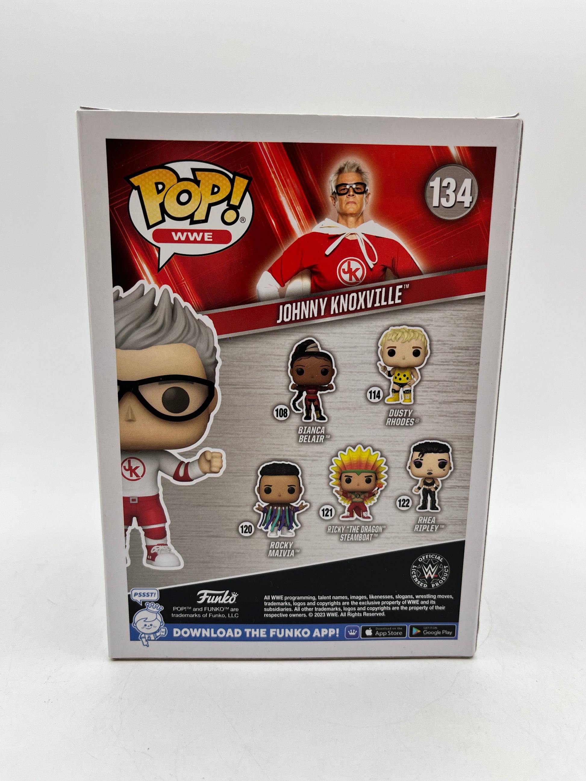 Funko POP! WWE - Johnny Knoxville #134 - Limited Edition FRENLY BRICKS - Open 7 Days