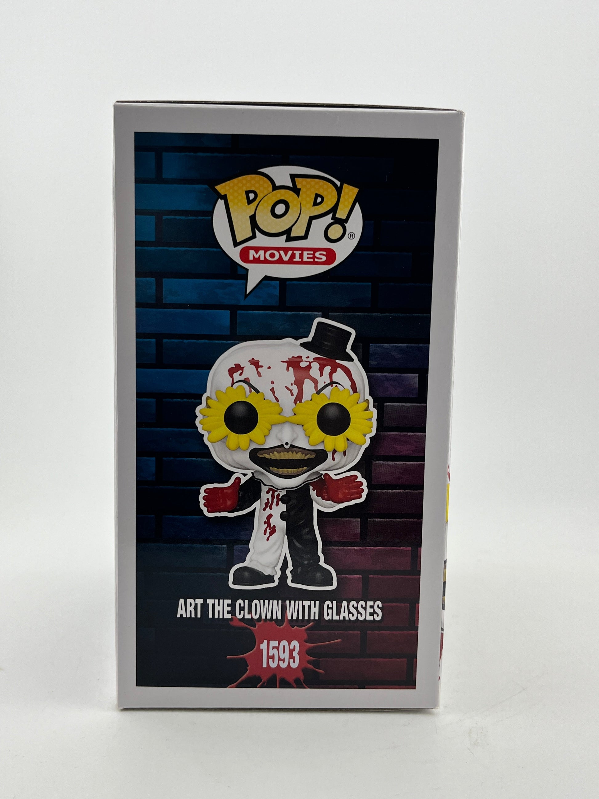 Funko POP! Movies Terrifier - Art The Clown With Glasses #1593 - Chase Limited Edition FRENLY BRICKS - Open 7 Days