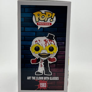 Funko POP! Movies Terrifier - Art The Clown With Glasses #1593 - Chase Limited Edition FRENLY BRICKS - Open 7 Days
