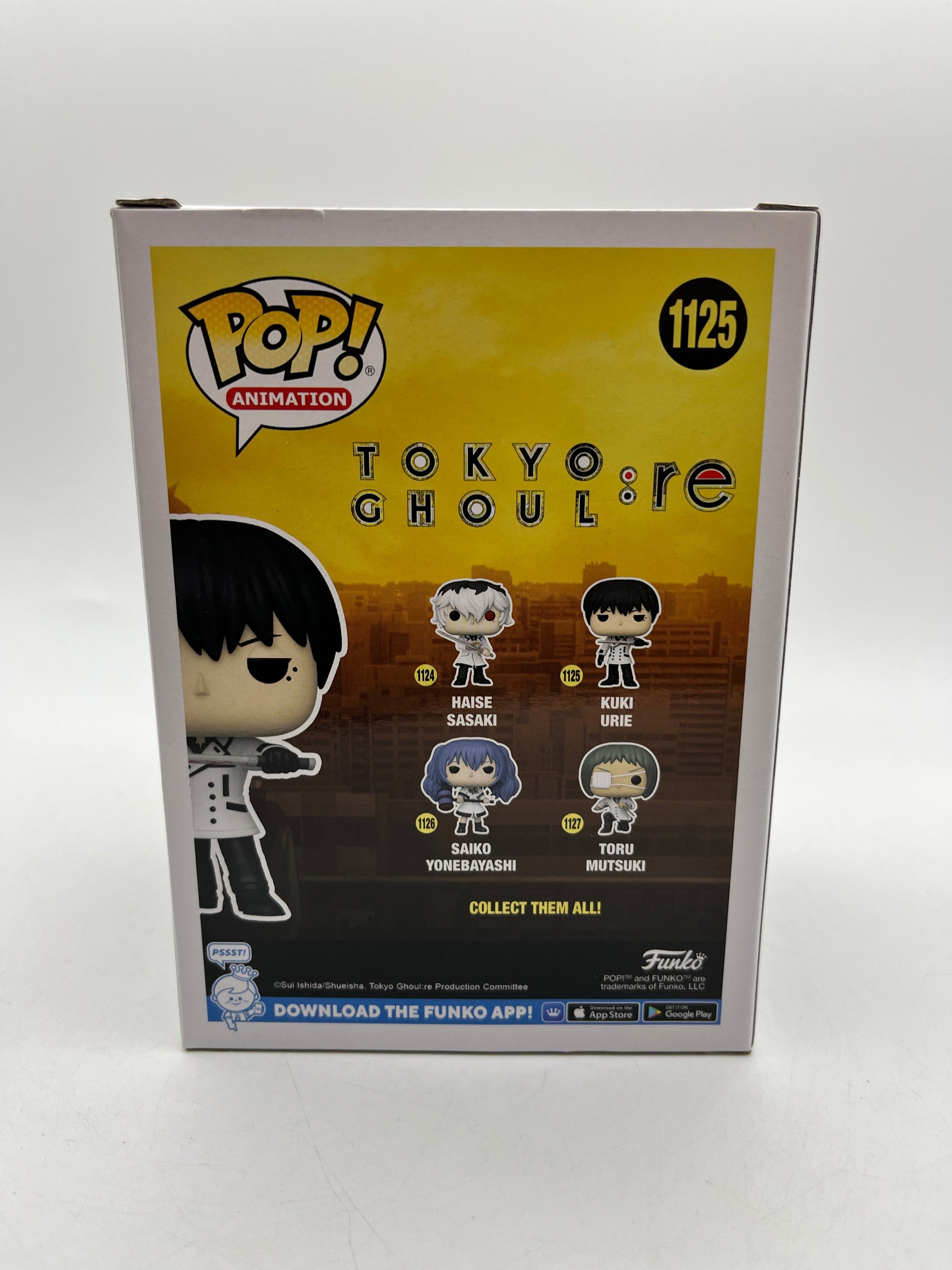 Funko POP! Animation Tokyo Ghoul :re - Kiki Urie #1125 - Vinyl Collectable FRENLY BRICKS - Open 7 Days