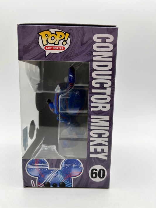 Funko POP! Disney Art Series Limited Edition Conductor Mickey #60 FRENLY BRICKS - Open 7 Days