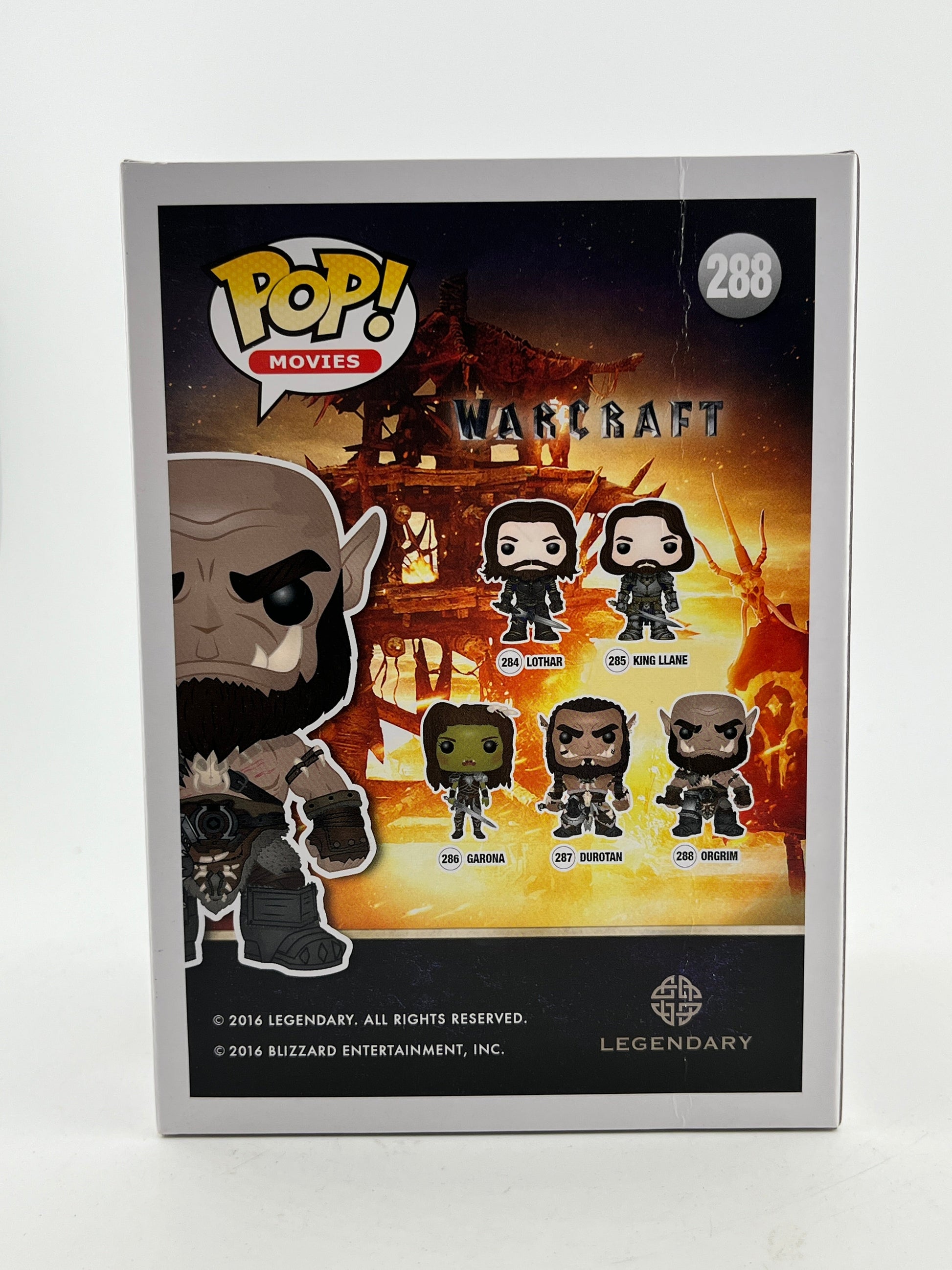 Funko POP! Movies Warcraft - Orgrim #288 - Vinyl Collectable FRENLY BRICKS - Open 7 Days