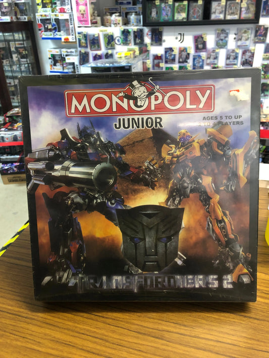 Transformers 2 Junior Monopoly Board Game Ages 5+ Movie New Sealed FRENLY BRICKS - Open 7 Days