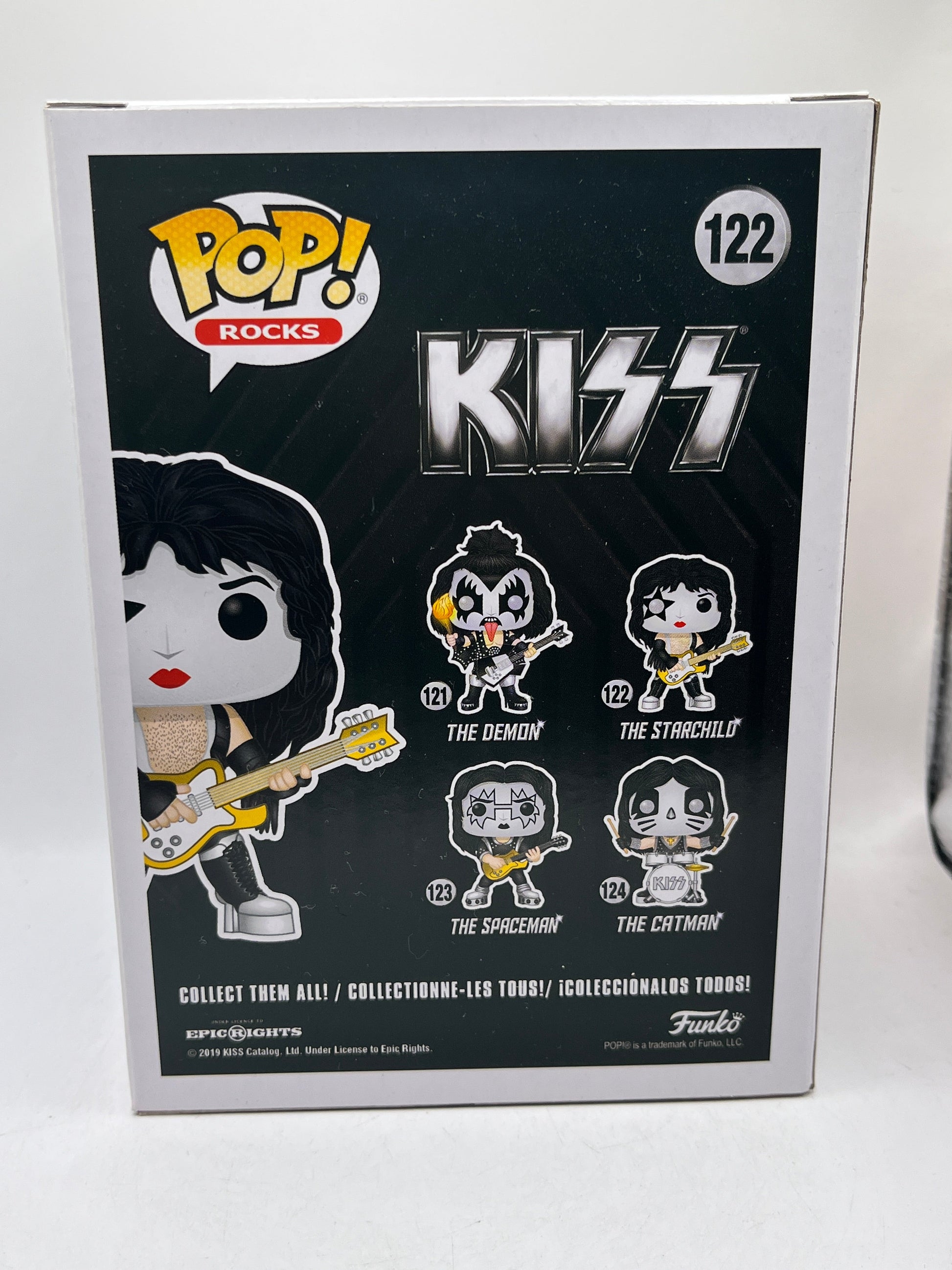 Funko POP! Rocks Kiss - The Starchild #122 - Vinyl Collectable FRENLY BRICKS - Open 7 Days
