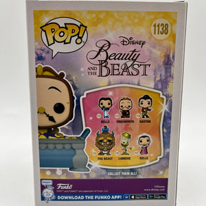 Funko POP! Disney Beauty and the Beast Cogsworth #1138 - 30th Anniversary Edition FRENLY BRICKS - Open 7 Days