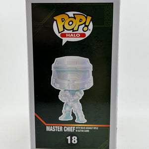 Funko POP! Games Halo - Master Chief With MA40 Assault Riffle In Active Camo #18 - Special Edition FRENLY BRICKS - Open 7 Days