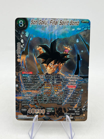 Son Goku, Final Spirit Bomb | EX23-52 SCR | Dragon Ball Super Card Game | FRENLY BRICKS - Open 7 Days
