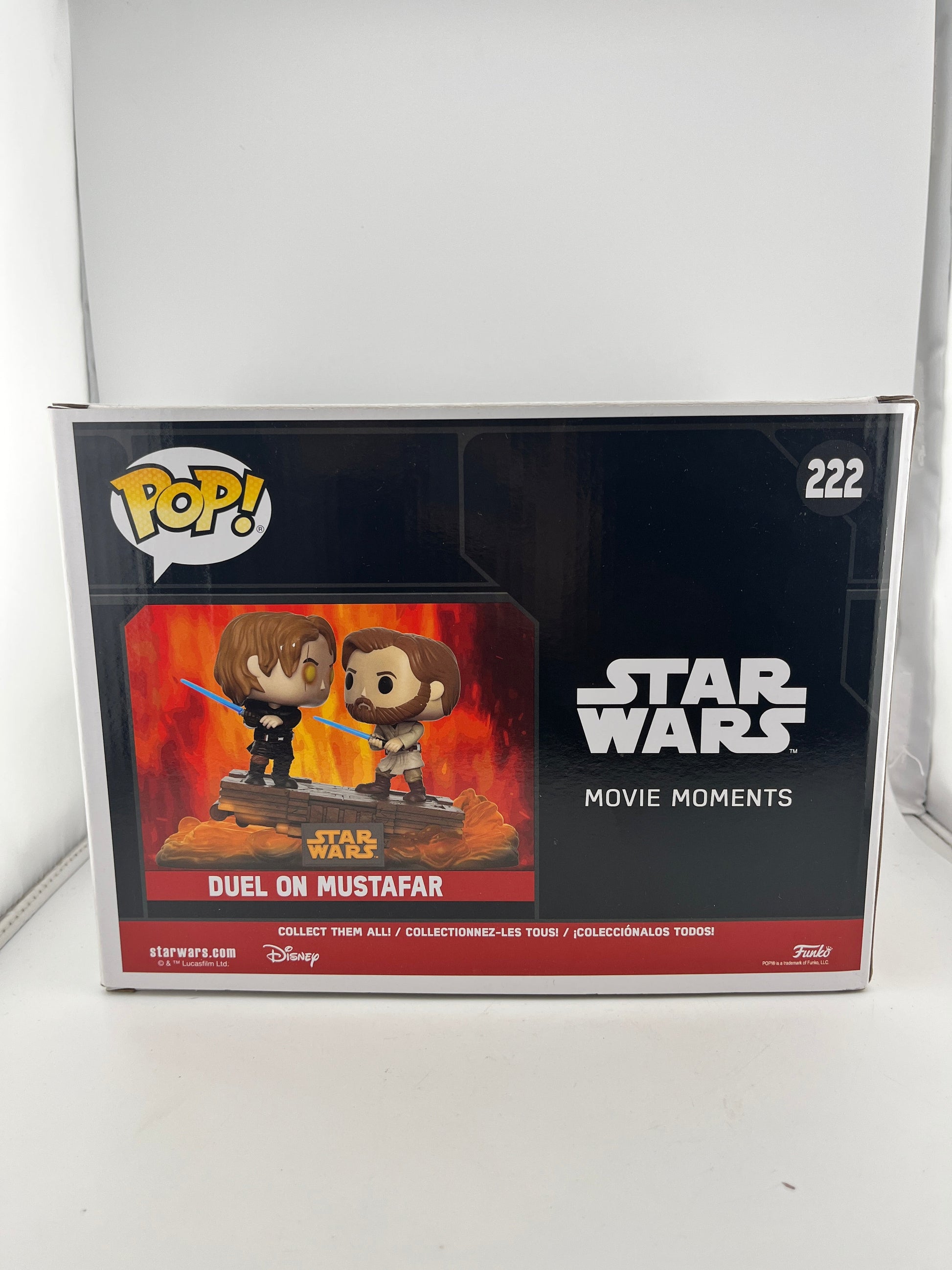 Funko POP! Star Wars Movie Moments - Duel On Mustafar #222 - Exclusive FRENLY BRICKS - Open 7 Days