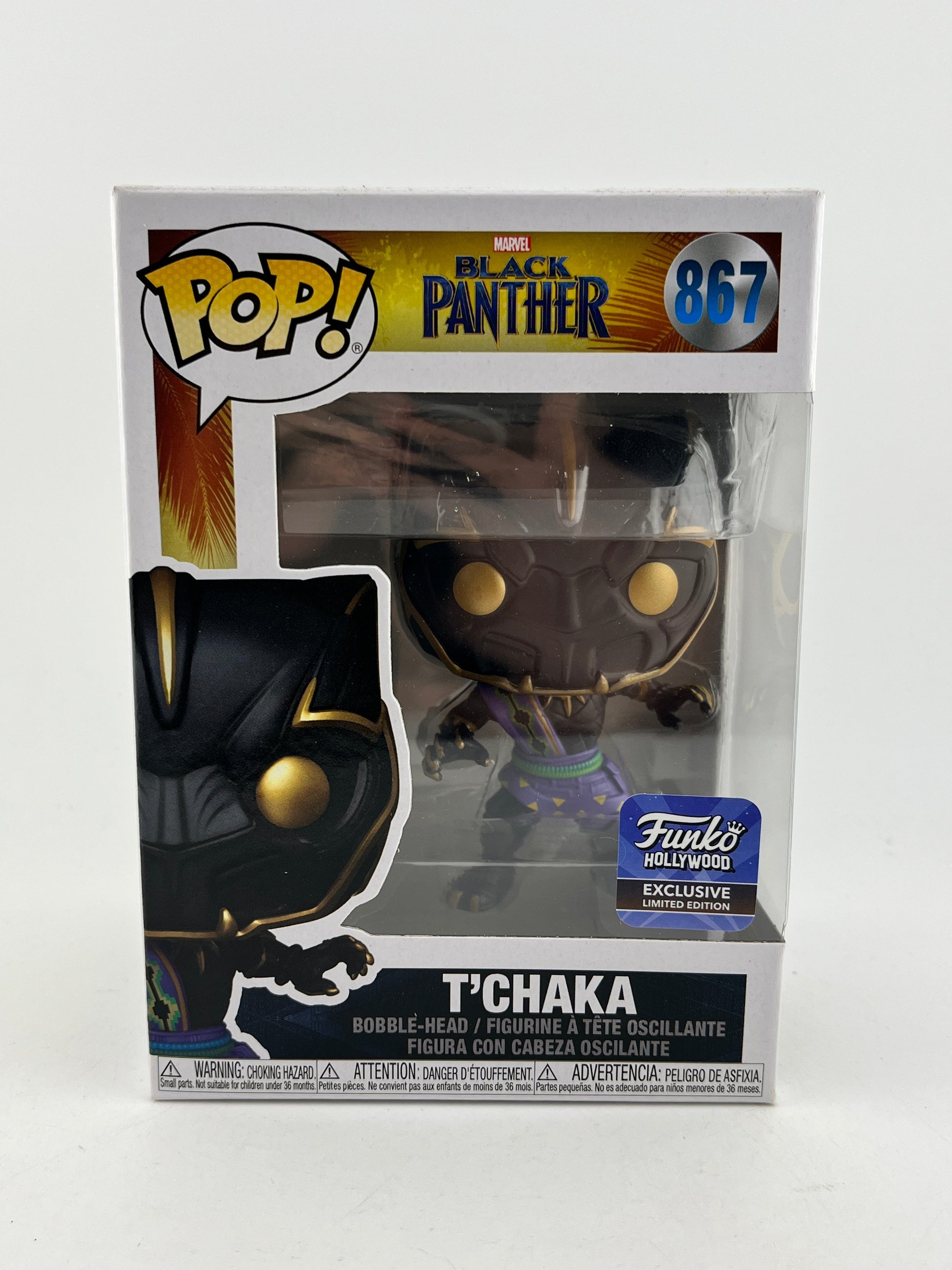 Funko POP! Marvel Black Panther - T’Chaka #867 - Funko Hollywood Exclusive FRENLY BRICKS - Open 7 Days