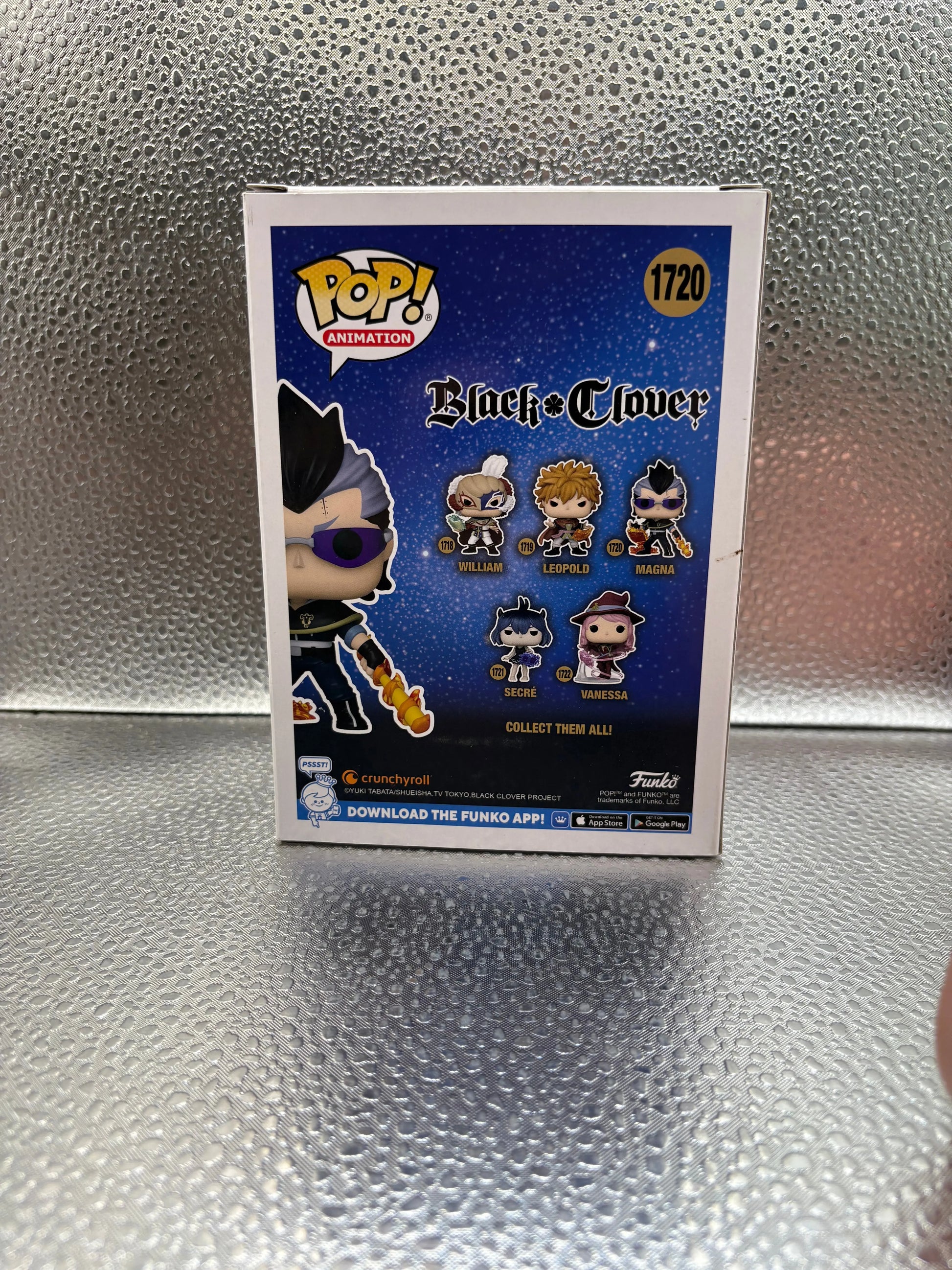 Funko pop Vinyl #1720 Black Clover Magna FRENLY BRICKS - Open 7 Days