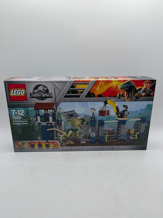 Lego 75931 Jurassic World Dilophosaurus Outpost Attack 2018 - Brand New Sealed FRENLY BRICKS - Open 7 Days