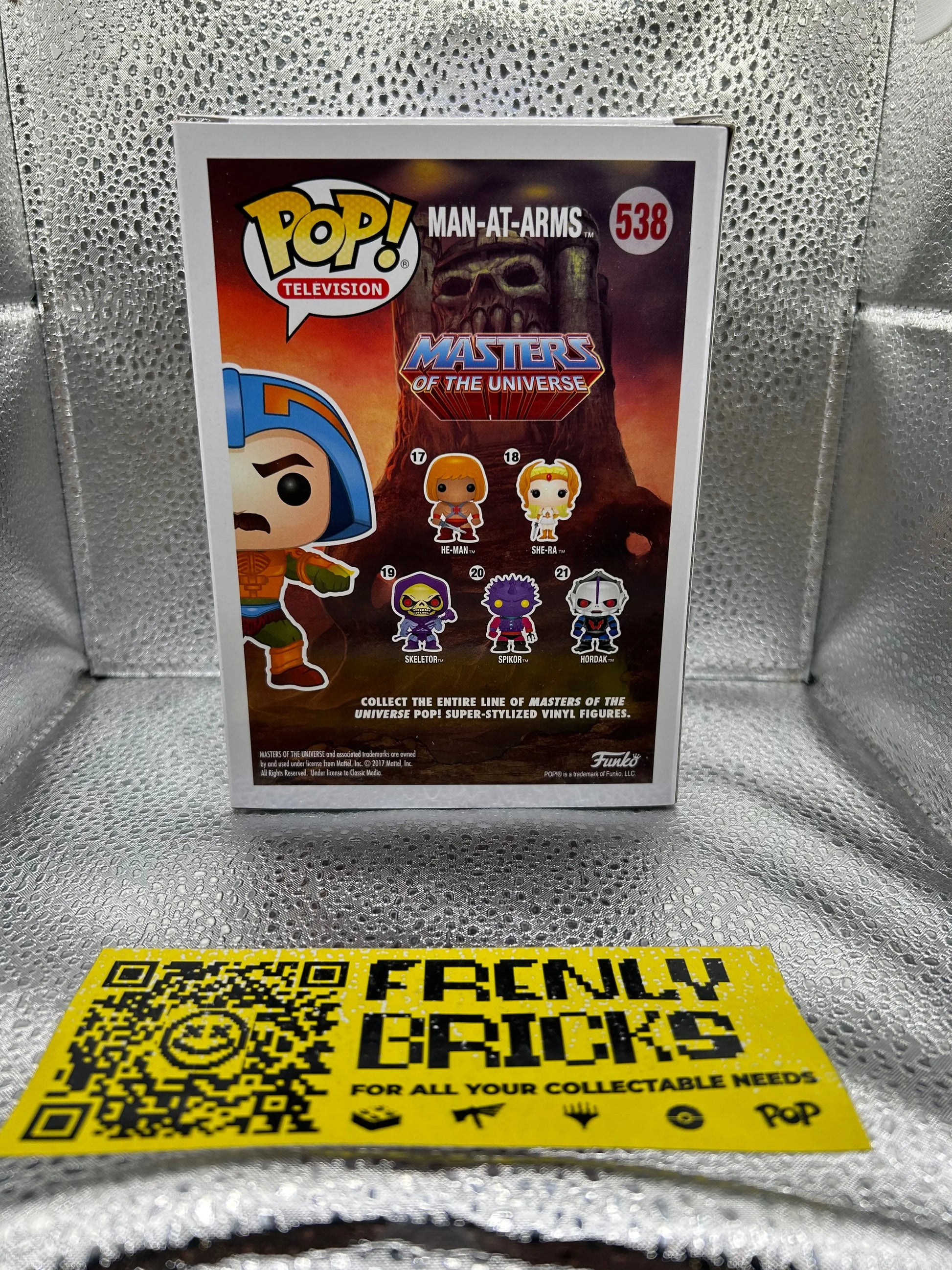 Pop Vinyl Masters Of The Universe Man-At-Arms FRENLY BRICKS - Open 7 Days