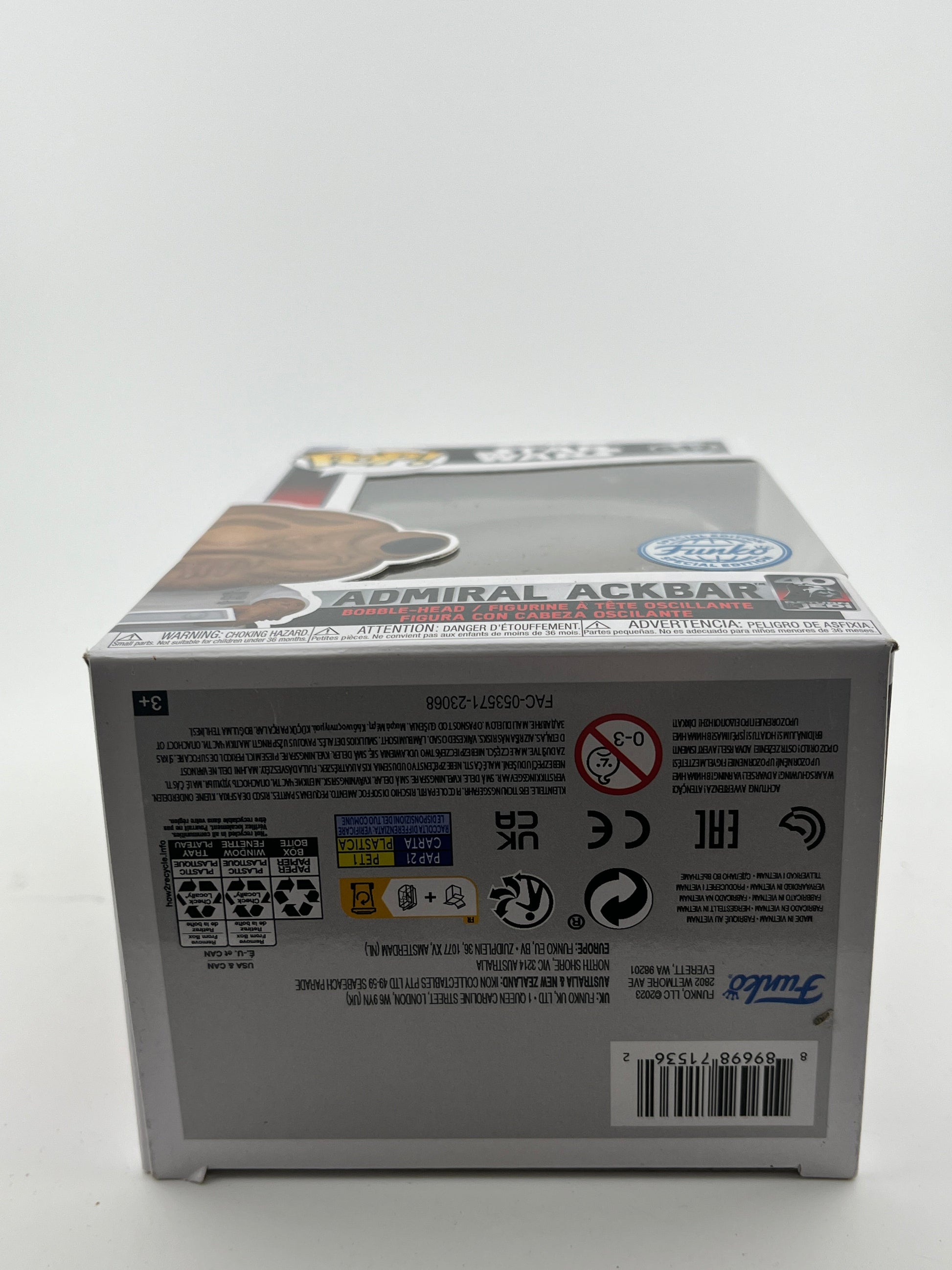 Funko POP! Star Wars Return Of The Jedi  - Adrimal Ackbar #617 - Special Edition FRENLY BRICKS - Open 7 Days