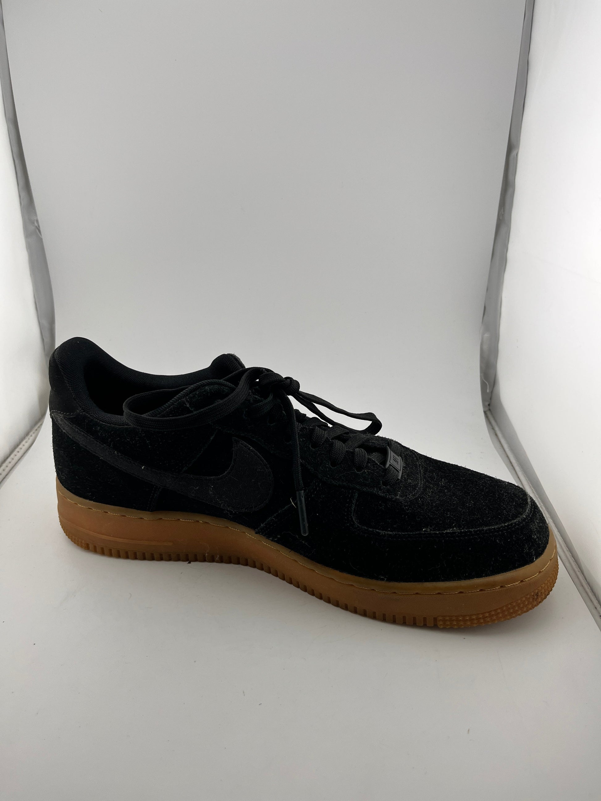 Nike Air Force 1 07 Lv8 Suede Air Force Suede Black AA1117-001, - Mens UK10 FRENLY BRICKS - Open 7 Days